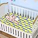 Cartoon Americas Pig Bright Yellow Cooling Baby Mattress Protector pad 28