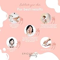 Vista 7 de Cepillo facial exfoliante Mini cepillo limpiador facial manual para exfoliación suave, piel suave, masaje, poros limpios, pequeño exfoliante