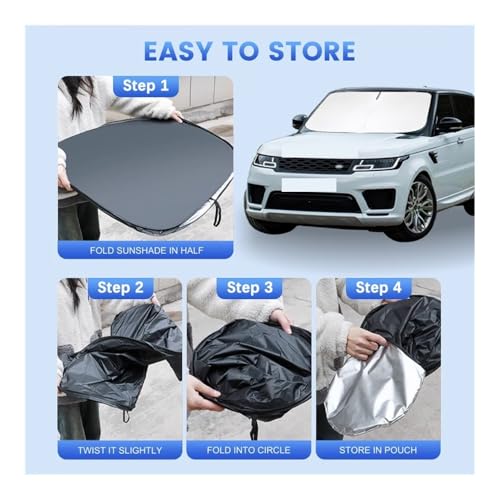 Pare-soleil voiture bloque les rayons d'été visière protection KIA - 7
