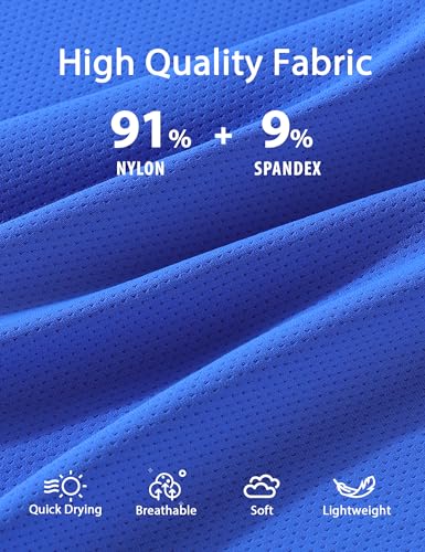 Image of Somaibo Boys Athletic Shirts Mesh Kids Short Sleeve T-Shirts Quick Dry Youth Activewear Tops for Teens