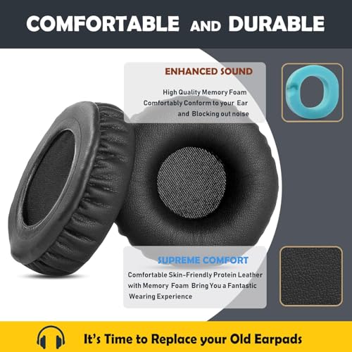 H391 Earpads Cushion Replacement for Logitech H390/H391/H600/H609/H760 Headphones Ear Cushions with Protein Leather and Memory Foam miniatura 4