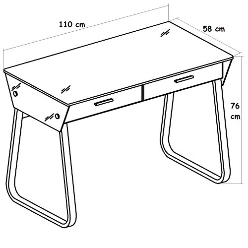 Yelloo SCRIVANIA Scrittoio Moderno Elegante Tavolo...