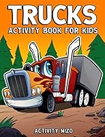 Algopix Similar Product 12 - Trucks Activity Book For Kids
