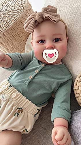 Muñeca Reborn Bebé Silicona 24 Pulgadas Realista miniatura 3