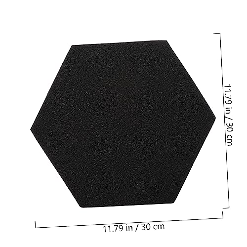 Paneles de espuma hexagonales insonorizantes de alta densidad resistentes al fuego, 3 piezas, para reducción de ruido, estudios de grabación y teatros en casa miniatura 2
