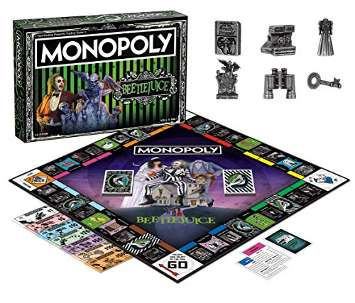 Monopoly Beetlejuice juego de mesa edición especial miniatura 2