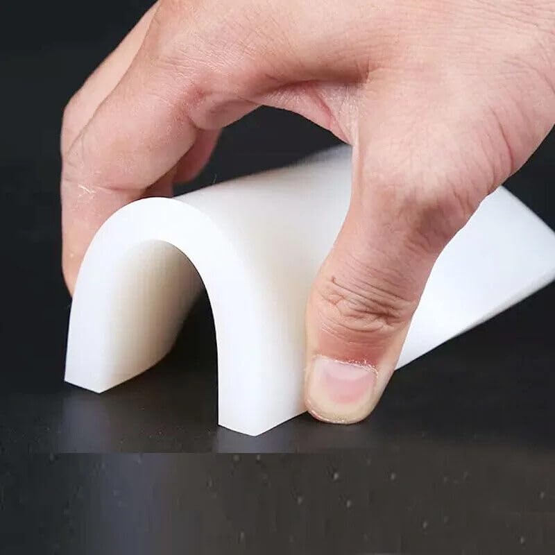 1Pcs White Silicone Rubber Sheet Block Plate - Shockproof Pad Gaskets for Mattress Protection and Versatile Use(500X500X2mm)