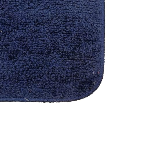 Image of Door Mats for Home | Door Mats for Home Entrance | Door Mat for Bathroom| Soft & Super Absorbent Mats for Shower | Washable, Non-Slip & Quick-Drying Mats (Pack of 2) (Black)