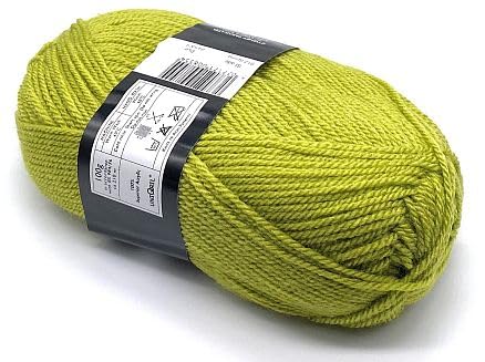 Ovillo verde Aran de 100 g en pack de 5 unidades para labores de punto y ganchillo de primavera 3