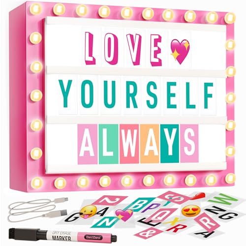 Dan&Darci Cinema Light Box for Girls - Gifts for 8