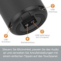 TOUCAN Videokonferenzsystem HD – Professionelle Plug-und-Play USB-Webcam mit Abnehmbarer 1080p-PC-Kamera, multidirektionalen Mikrofonen und klarem Lautsprecher für Zuhause, Büro, Business und Reisen – Ansicht 7