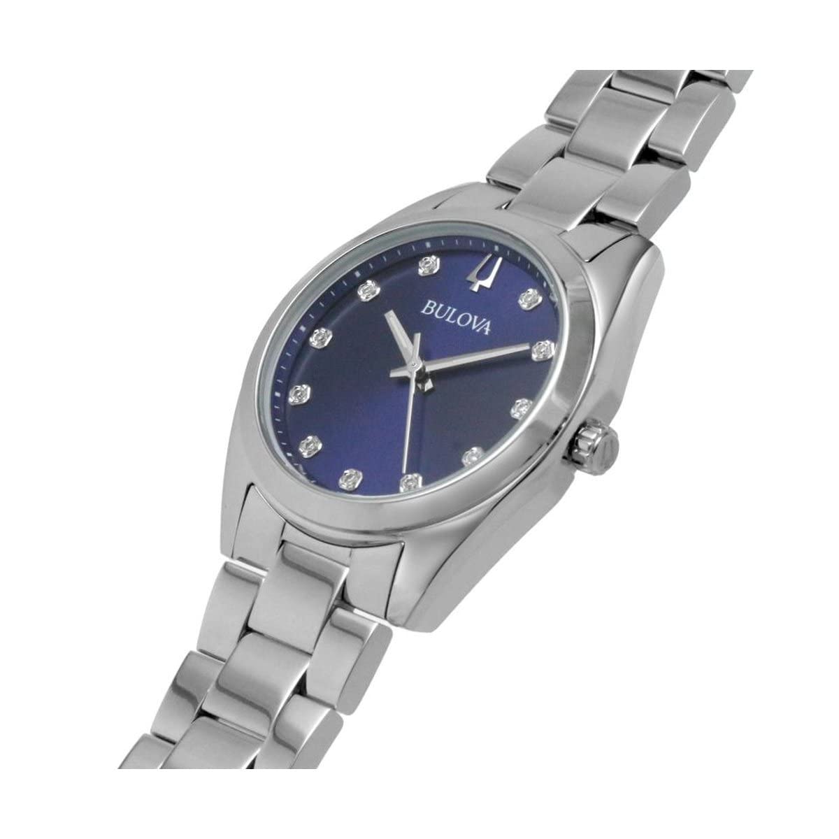 Bulova Orologio Analogico Automatico Donna con Cinturino in Acciaio Inossidabile 96P229