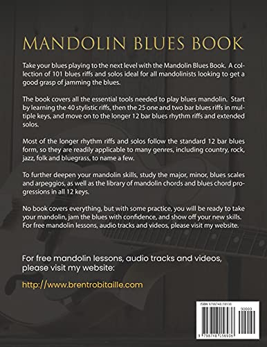 Independently Published 9798748156936 Mandolin Blues Book: 101 Blues Riffs And Solos thumb #1