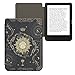 kwmobile Case Compatible with Kobo Clara BW/Colour Case - eReader Cover - Tarot Card Dark Blue/Yellow/Black