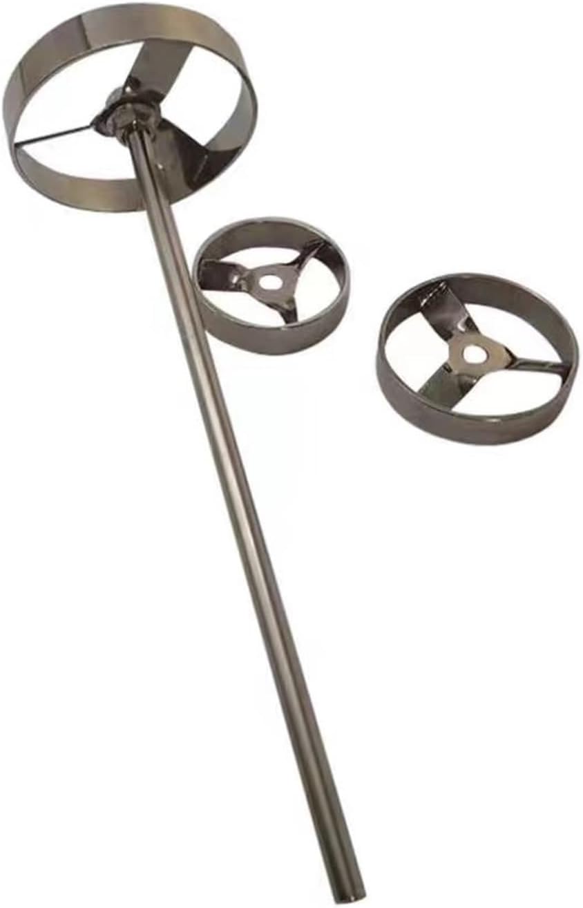 1set lab Stainless Steel Type Blade Plate Paddle, Machine Impeller Stirring Paddle with Rod(80x8x250mm)