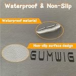 GUMWIG Under Desk Elliptical Equipment Mat, Electric Leg Foot Exerciser Machine Mat while Sitting for Seniors, Anti-slip and Lightweight Ellipse Rubber Matt to Protect Concrete, Hardwood Floors,Carpet - Image 3