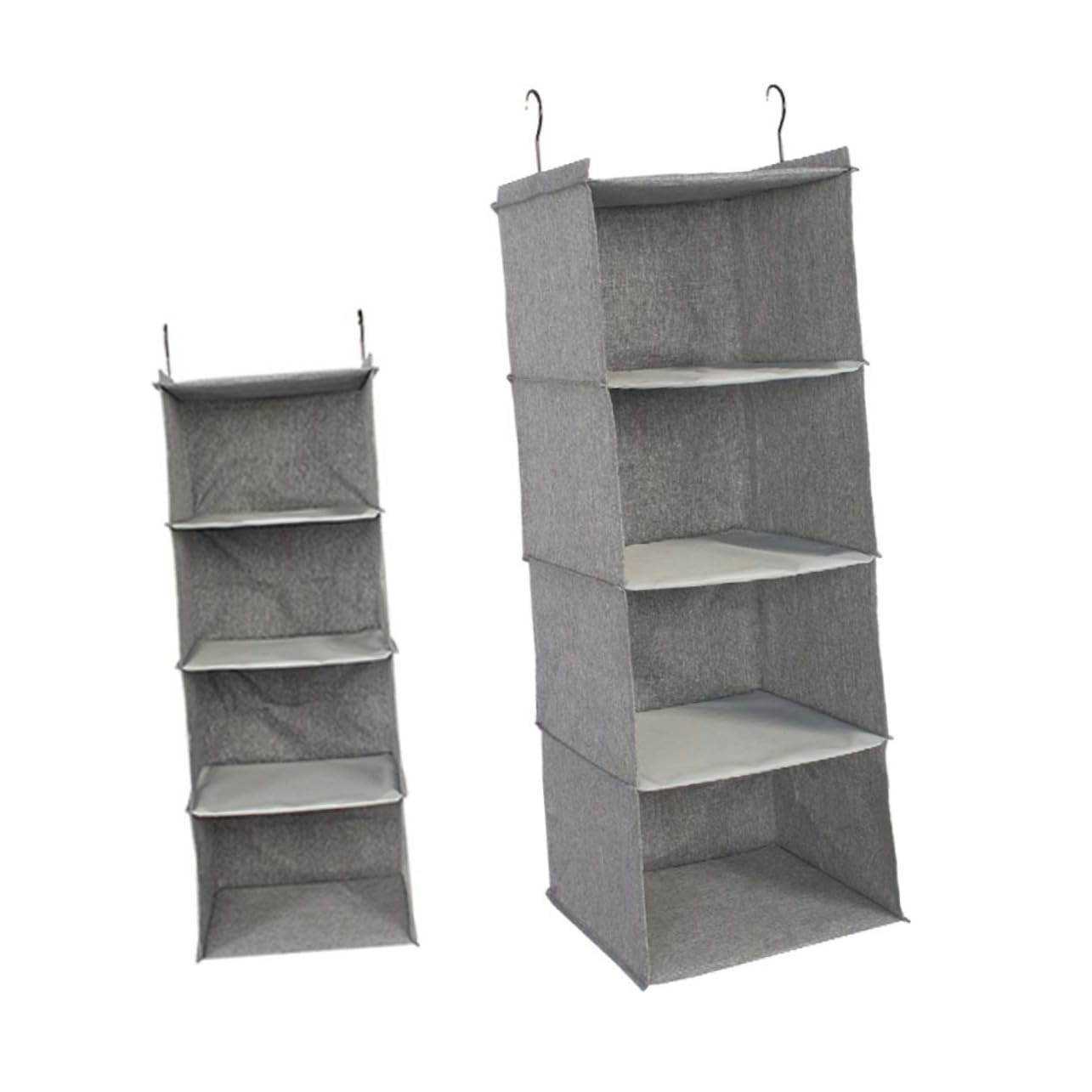 Ciieeo Sundries Storage Bag Washable Storage Bags Closet Organization Wardrobe Storage Shelves Serving Plate with Clear Lid Closet Organzier Snack+platter Washable Bag Grey