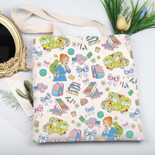Bolso tote inspirado en Magic Bus para maestro miniatura 5