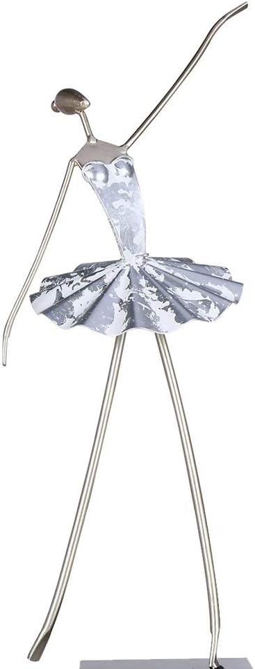 Ballet Figurine Ballerina Statue Handmade Iron Sculpture Ballet Girl Room Dance Room Decor Gifts for Ballet(Style1)