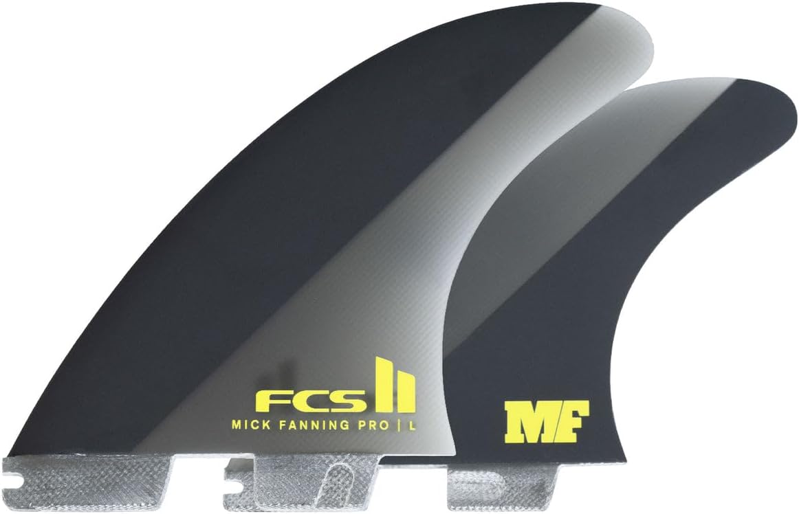 FCS II MF PG Black/Acid Large Tri Retail Fins
