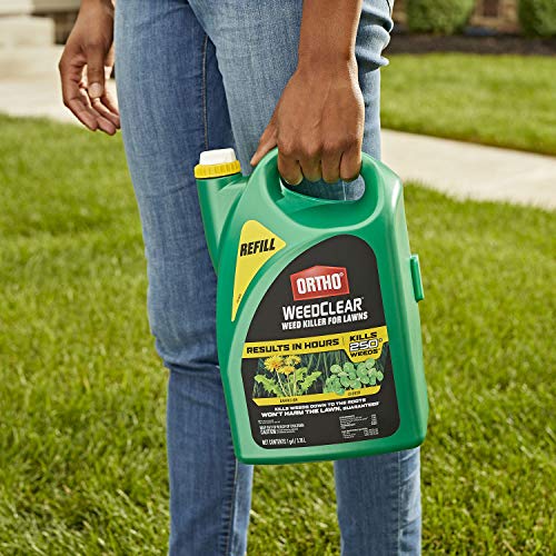 Image of Ortho WeedClear Weed Killer for Lawns: Refill, Won't Harm Grass (When Used as Directed), Kills Dandelion & Clover, 1 gal. (Pack of 2)