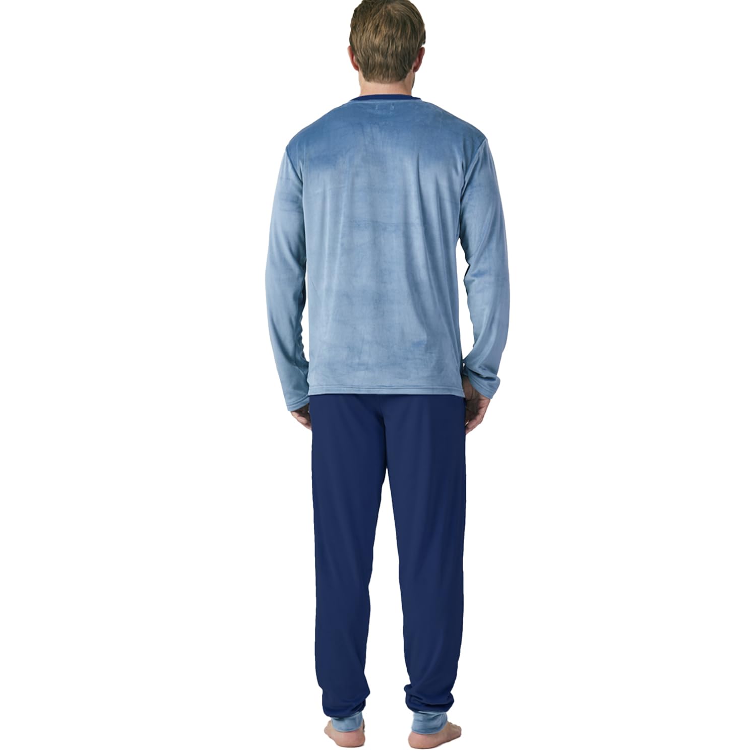 Munich Pijama Terciopelo Manga Larga MU3 para Hombre