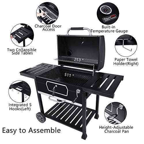 Royal Gourmet CD2030AN Charcoal Grill - Image 9