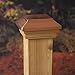 Deckorators 4x4 Victoria Copper Plateau Post Cap - Cedar