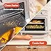 bella Air Fry Toaster Oven, 7 Preset Cooking Options, Dishwasher-Safe EverGood Coated Trays Included, 60-Minute Auto Shutoff w Audible Timer, Power Indicator Light, 1700 Watt, Oatmilk