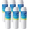 Waterdrop EDR4RXD1 Replacement for EveryDrop® Filter 4, Whirlpool® UKF8001, 4396395, Maytag® UKF8001AXX-200, UKF8001AXX-750, WD-F07, Refrigerator Water Filter, 6 Filters (Package May Vary)