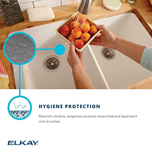 Image of Elkay Quartz Classic ELGRU13322BK0 Black Single Bowl Undermount Sink