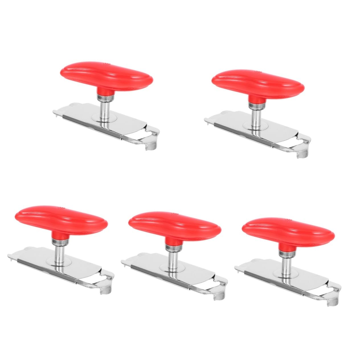 MAGICLULU 5 Pezzi Apriscatole In Acciaio Inossidabile Accessori Per Lattine Apriscatole Portatile Forniture Per Lattine Portatili Da Campeggio Apribottiglie