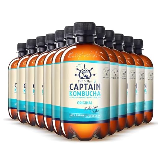 Captain Kombucha Original, Té de burbuja - 400 ml.