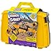Kinetic Sand, Construction Site Folding Sandbox with 2lbs Play Sand & Toy Truck, Sensory Toys for Kids Ages 3 and up
