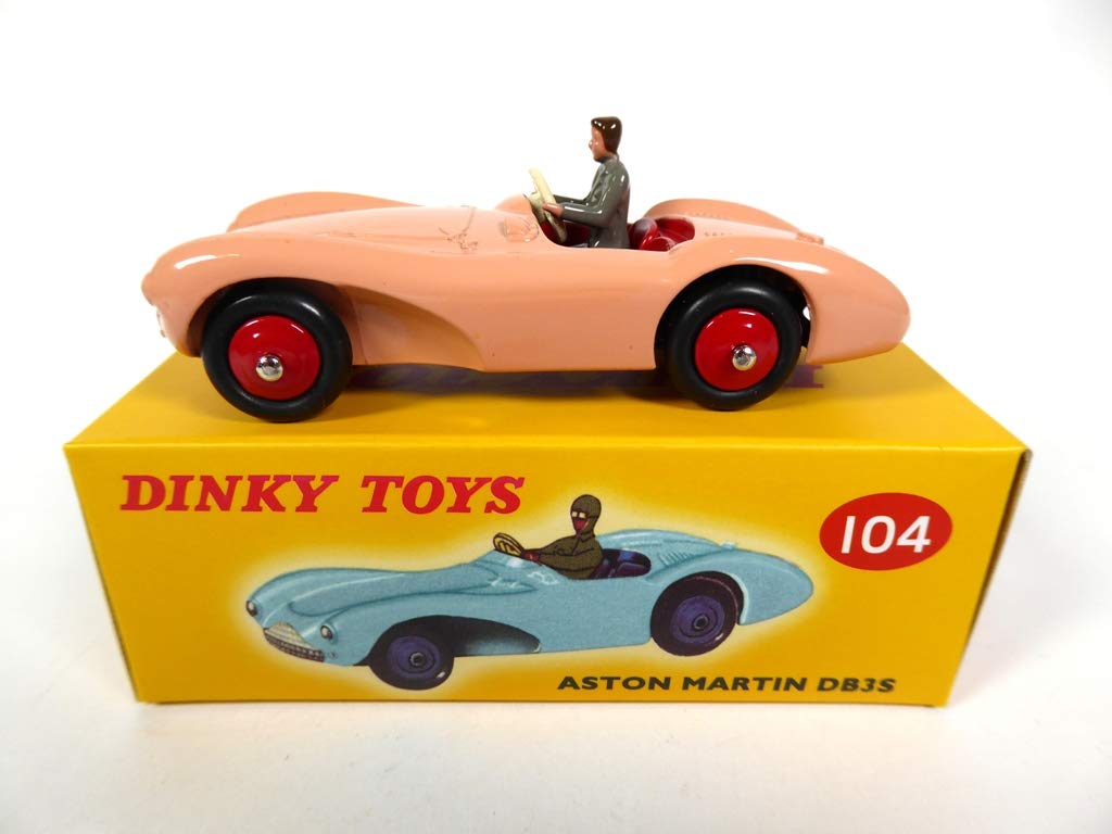 OPO 10 - Atlas Dinky Toys - Pink Aston Martin DB3 S 104 1:43 (MB419) - Image 2