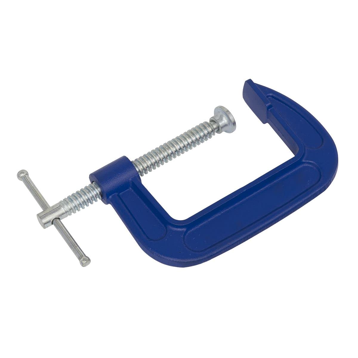 Sealey G-Clamp 75mm Adjustable Swivel Top G Clamp Service Tool/Equipment AK6003