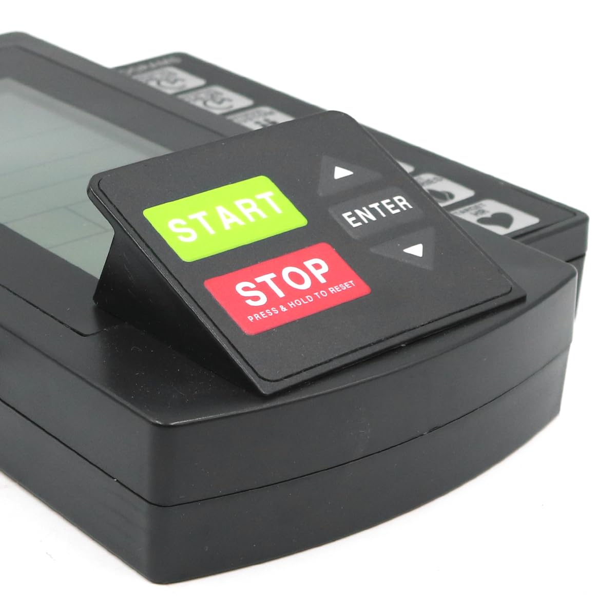 Ticha Tachimetro per cyclette con resistenza al vento, compatibile con la maggior parte delle cyclette stazionarie, display LCD di ricambio.