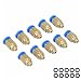 10 Pcs 5mm Male Thread 4mm/0.16 Push to Connect PC4-M5 For PTFE Tube 3D Printer Connector