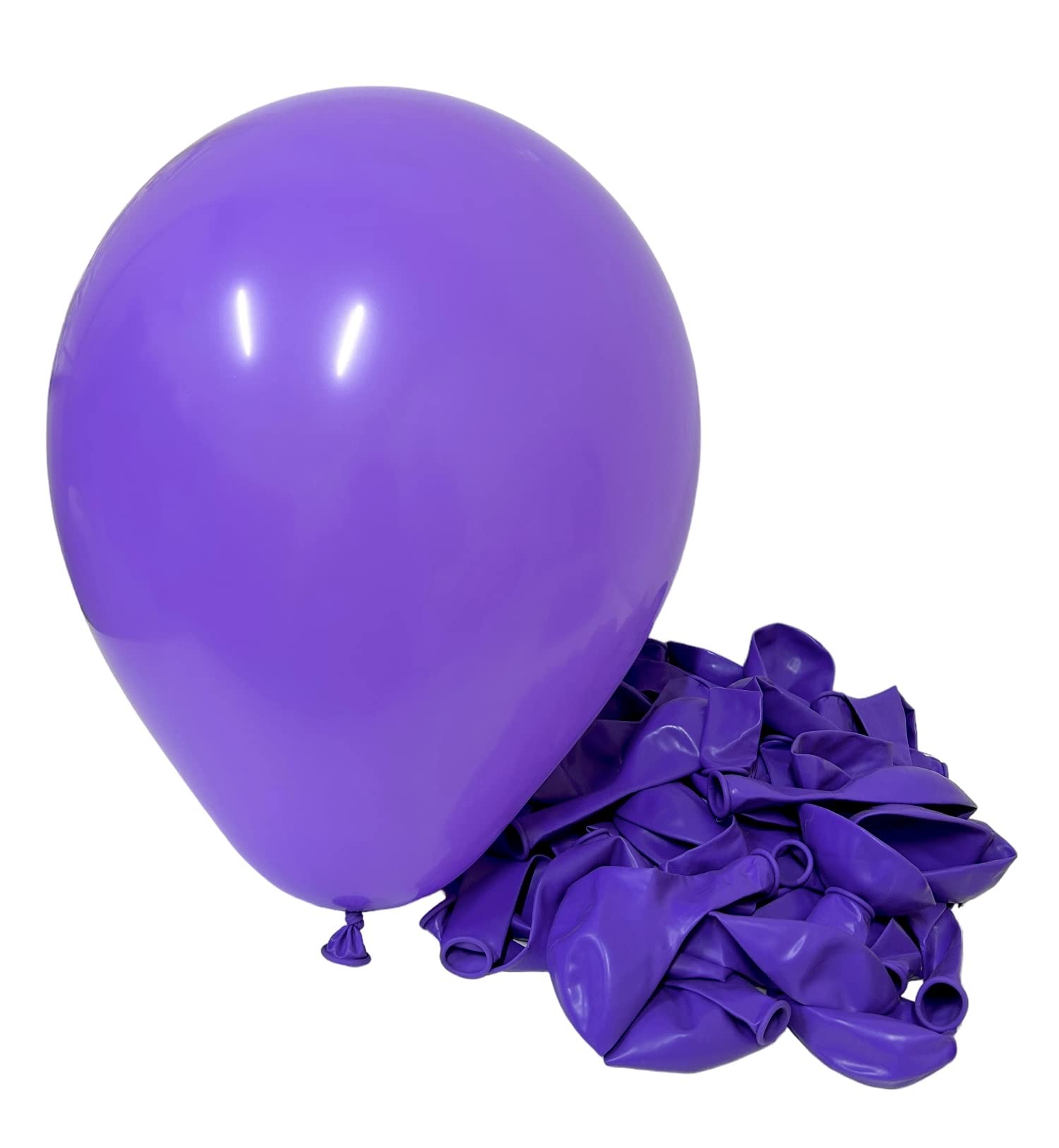 Balloons Purple Color 50Pcs STANDARD Quality 12inch Natural Rubber Latex Balloons BailiCo(BCStan Purple50Pcs)