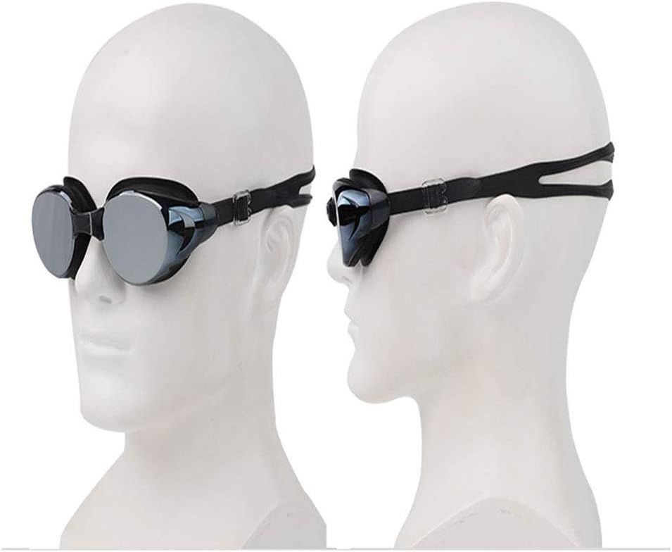 Adjustable Swim Goggles, Swimming Goggles No Leaking Anti Fog UV Protection Triathlon for Women Men Adult Youth Kids
