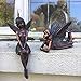 Produktbild Set mit 2 Gartenfeen-Ornamenten, 12 cm hoch, Statue Angela und Angelina ..