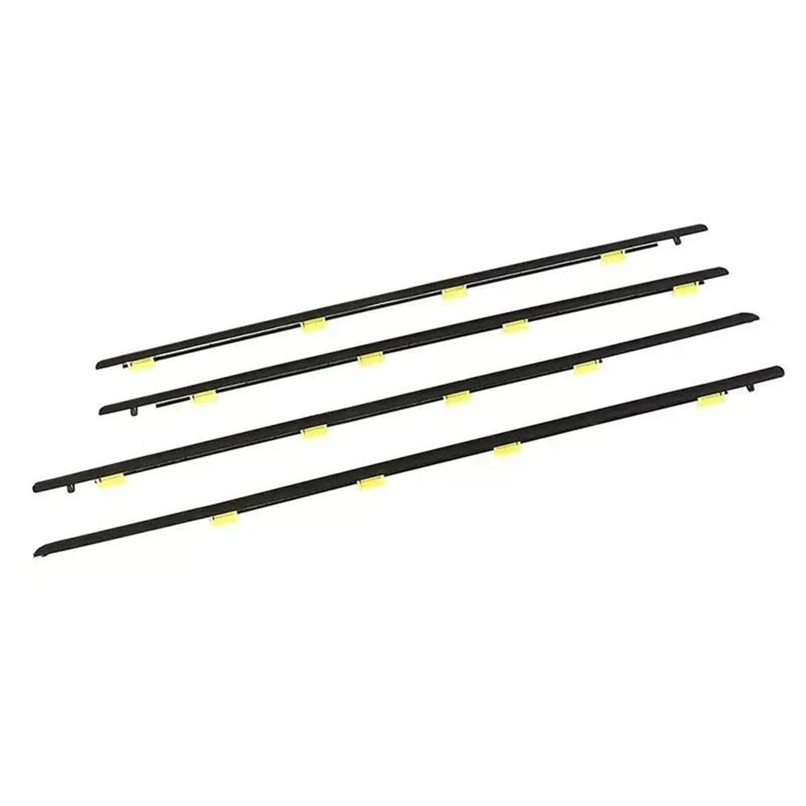 Snwdbh 2001-2005 Car Side Window Sealing Strip For Civic 2001-2019 Weatherstrip Moulding Trim Door Glass Seal Rubber Edging Protector Belt Exterior Belt(2001-2005)