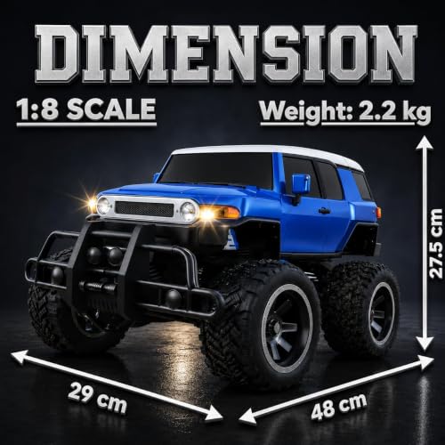 Image of 1:8 Scale RC Rock Crawler 4WD Remote Control Off Road Monster Truck