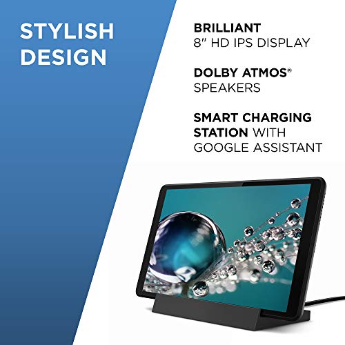 Lenovo-Smart-Tab-M8-8-Inch-HD-Tablet-with-Google-Smart-Dock--Quad-Core-20-GHz-2-GB-RAM-32-GB-eMMC-Android-Pie--Iron-Grey