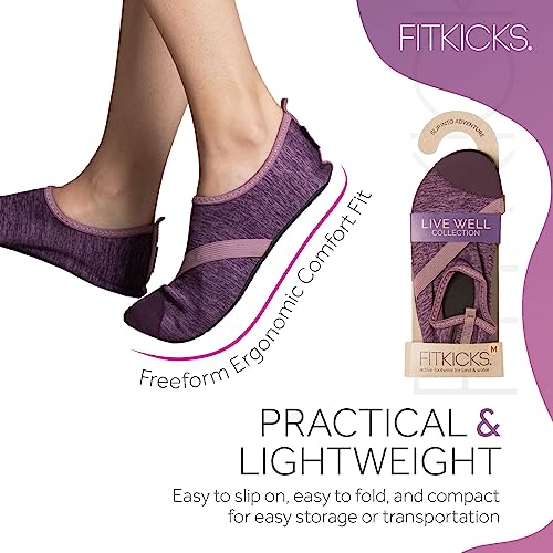 Image of FITKICKS Original Women's Foldable Active Lifestyle Minimalist Footwear Barefoot Yoga Sporty Water Shoes