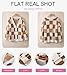 Dokotoo 2025 Early Fall Fashion Chunky Cardigan Sweaters for Women V Neck Button Up Long Sleeve Plaid Knit Sweater Casual Loose Checkered Chocolate Brown Fall Clothes Womens Cardigans Outerwear S