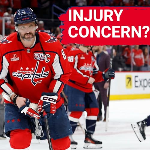 Ovechkin's Early Exit: Injury Concerns and Day One Drama at Capitals Camp Podcast Por arte de portada