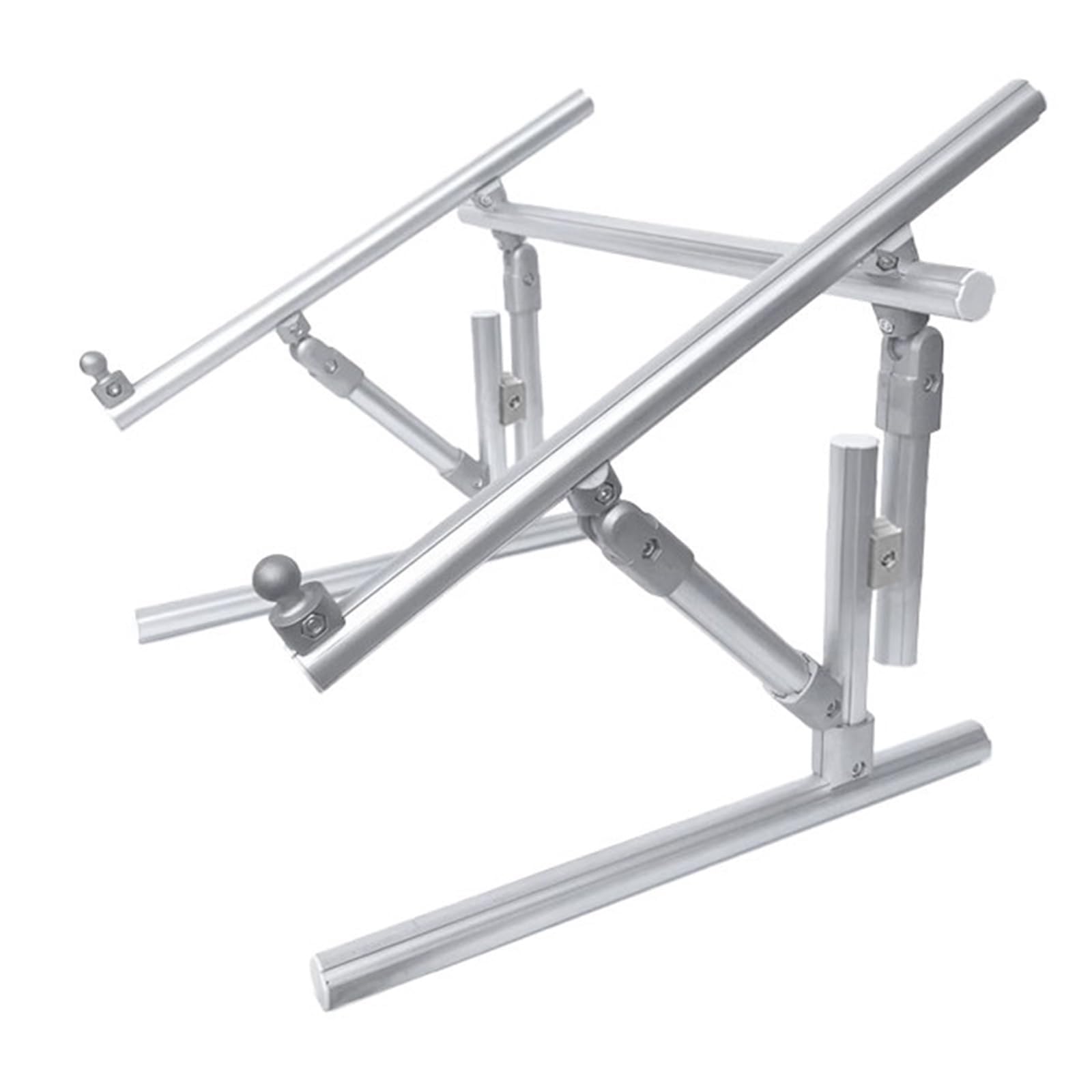 Regulowany uchwyt do haftu krzyżykowego ze stopu aluminium, odpowiedni do ramek do haftu o szerokości do 51 cm, idealny do haftu krzyżykowego i rzemiosła, projektowania biurka.