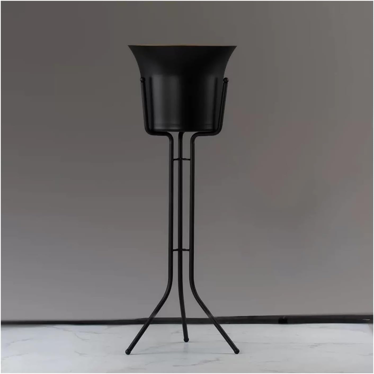 Stainless Steel Wine Ice Bucket with Steel Bucket Stand Wine Chiller on Stand