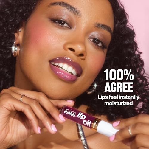 REVLON Super Lustrous Glimmer Lip Oil, 003 Glow Mama, 0.13 fl oz | Moisturizing tinted lip oil with plant-based squalane. Shiny finish. Visibly smooths & plumps lips. - image 7